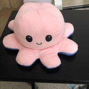 Plush Reversible Octopus Toy - Pink